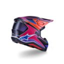 Kask ALPINESTARS SUPERTECH M7 FUSE blu/pu/pnk 2XL