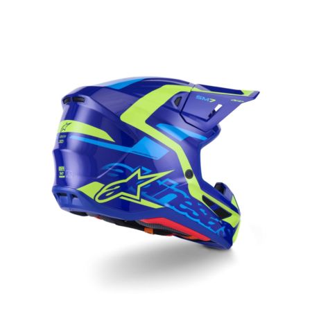 Kask ALPINESTARS SUPERTECH M7 DEED blue/yellow 2XL