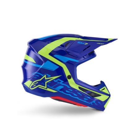 Kask ALPINESTARS SUPERTECH M7 DEED blue/yellow 2XL
