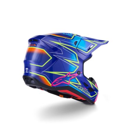 Kask ALPINESTARS SUPERTECH M7 CAST blu/ylw/pnk 2XL
