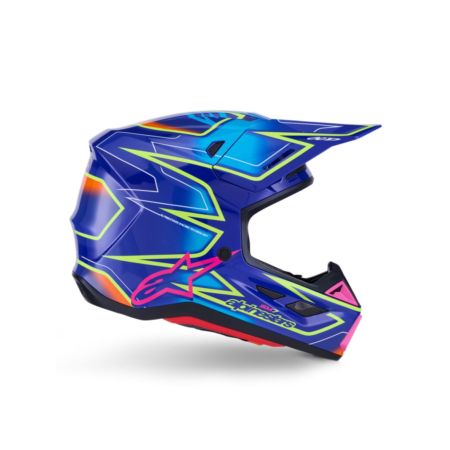 Kask ALPINESTARS SUPERTECH M7 CAST blu/ylw/pnk 2XL