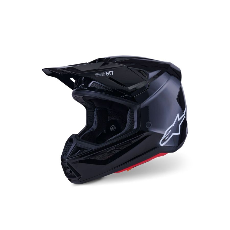 Kask ALPINESTARS SUPERTECH M7 black gloss 2XL Kask ALPINESTARS SUPERTECH M7 black gloss 2XL