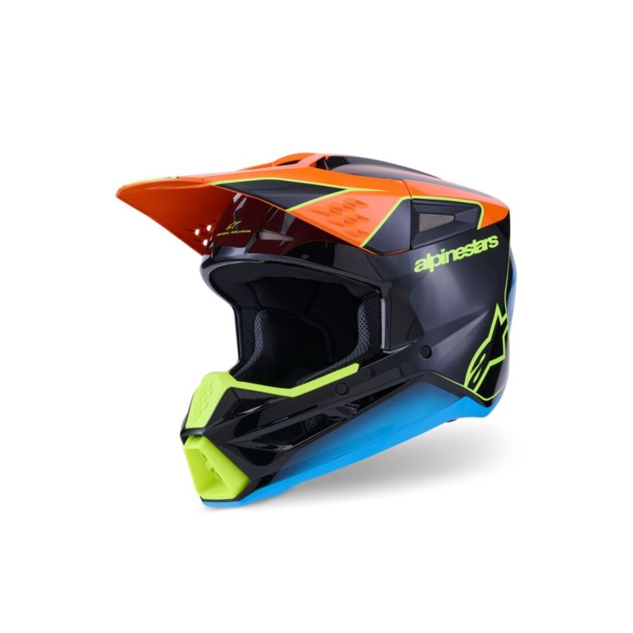 Kask ALPINESTARS SUPERTECH M3 FRAY bk/or/ylw 2XL