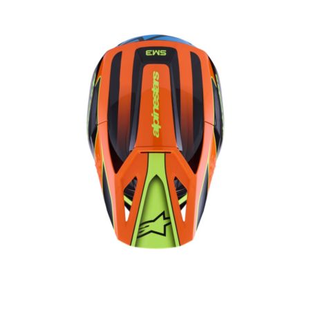 Kask ALPINESTARS SUPERTECH M3 FRAY bk/or/ylw 2XL