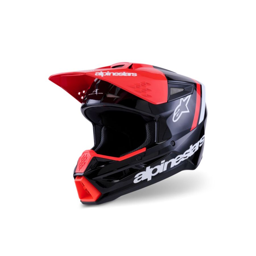 Kask ALPINESTARS SUPERTECH M3 RADIUM bk/rd/wh 2XL