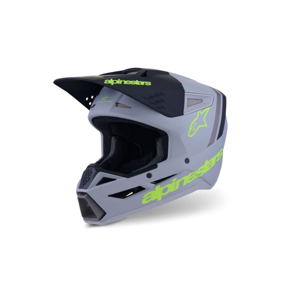 Kask ALPINESTARS SUPERTECH M3 RADIUM gy/bk/ylw 2XL