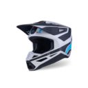 Kask ALPINESTARS SUPERTECH M3 HEAT slv/bl/bk 2XL