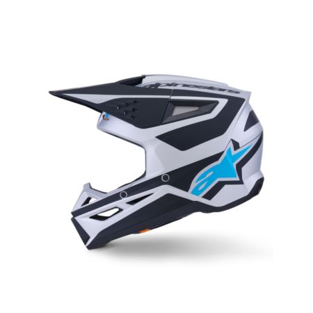Kask ALPINESTARS SUPERTECH M3 HEAT slv/bl/bk 2XL
