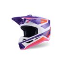 Kask ALPINESTARS SUPERTECH M3 HEAT wht/pu/pnk 2XL