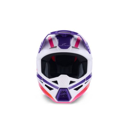 Kask ALPINESTARS SUPERTECH M3 HEAT wht/pu/pnk 2XL