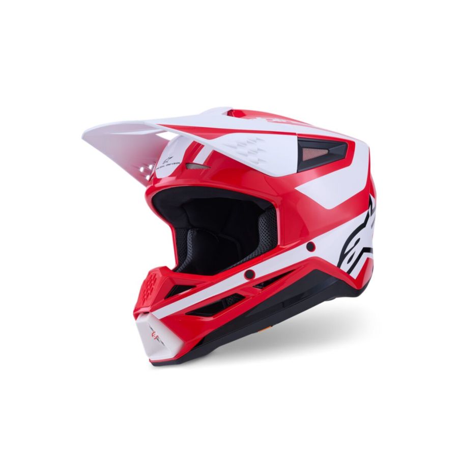 Kask ALPINESTARS SUPERTECH M3 HEAT red/wht/bk 2XL
