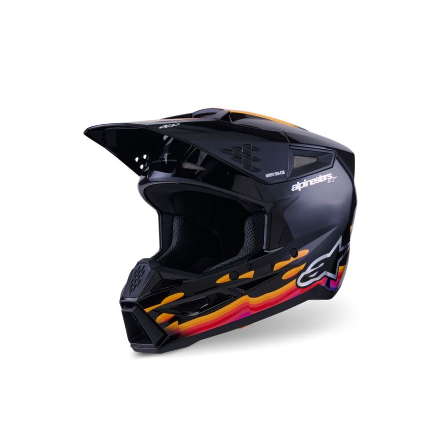 Kask ALPINESTARS SUPERTECH M3 FORCE black gloss 2X