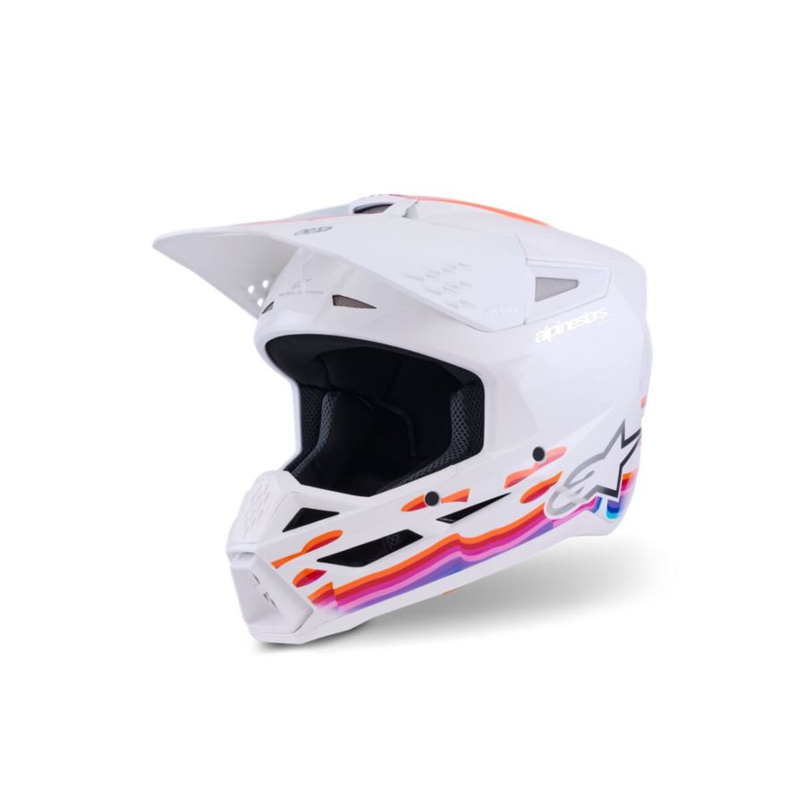 Kask ALPINESTARS SUPERTECH M3 FORCE white gloss L