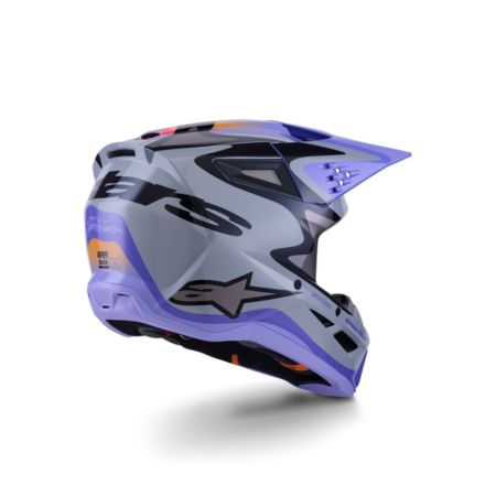 Kask ALPINESTARS SUPERTECH M3 JETTSON gy/pu/bl 2XL