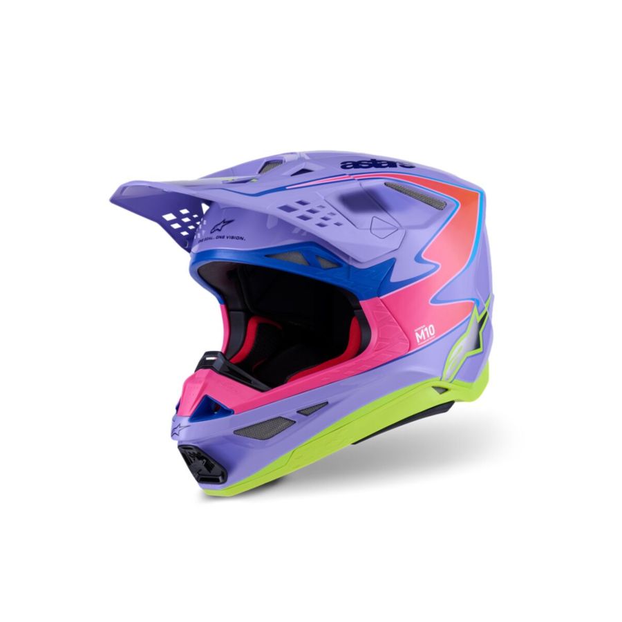 Kask ALPINESTARS SUPERTECH M10 JETT pu/pnk 2XL Kask ALPINESTARS SUPERTECH M10 JETT pu/pnk 2XL