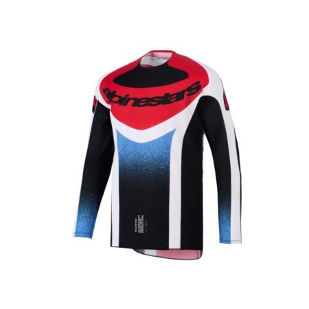 Bluza ALPINESTARS TECHSTAR KNIF blk/wht/rd 2XL
