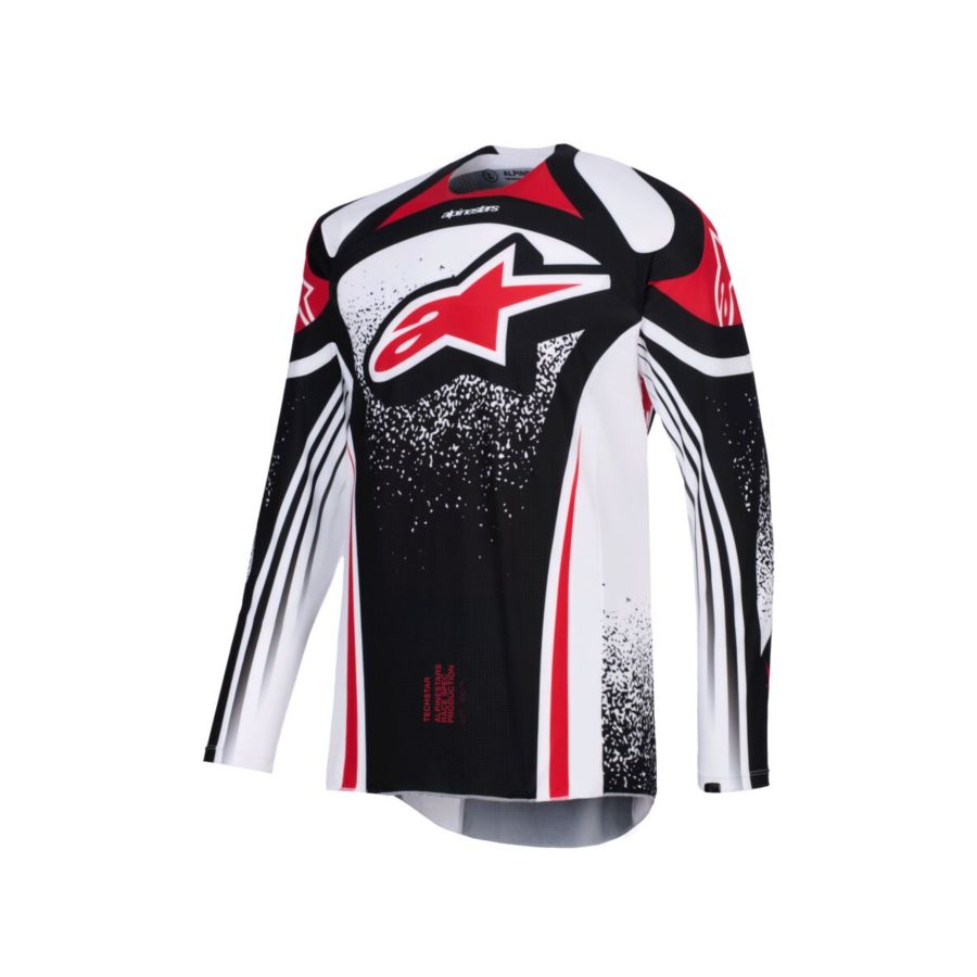Bluza ALPINESTARS TECHSTAR NOMUR blk/wh/rd 2XL