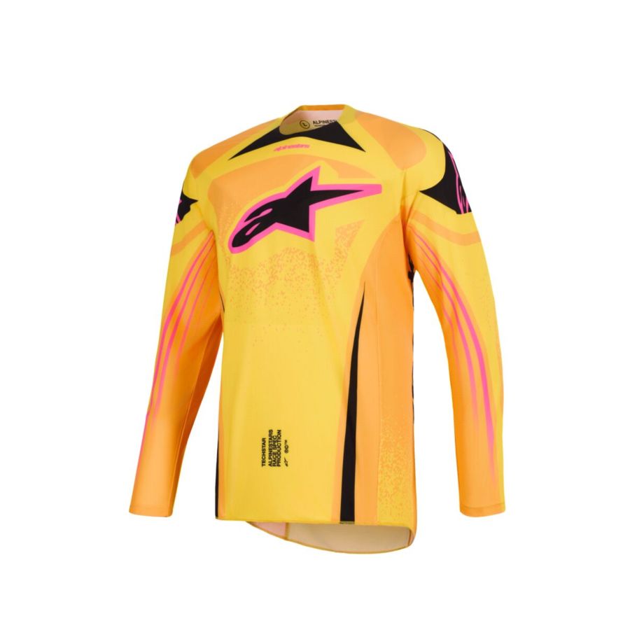 Bluza ALPINESTARS TECHSTAR NOMUR or/ylw/pnk 2XL
