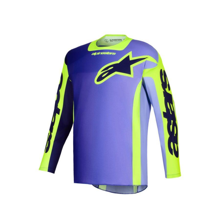 Bluza ALPINESTARS RACER PORTL purple/yellow 2XL