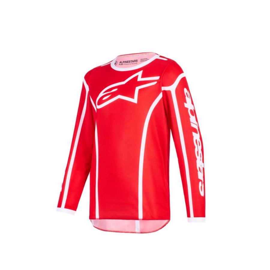 Bluza ALPINESTARS YOUTH FLUID APEX rd/wht L