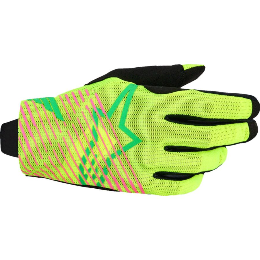 Rękawiczki ALPINESTARS RADAR PRO grn/ylw/pnk 2XL Rękawiczki ALPINESTARS RADAR PRO grn/ylw/pnk 2XL