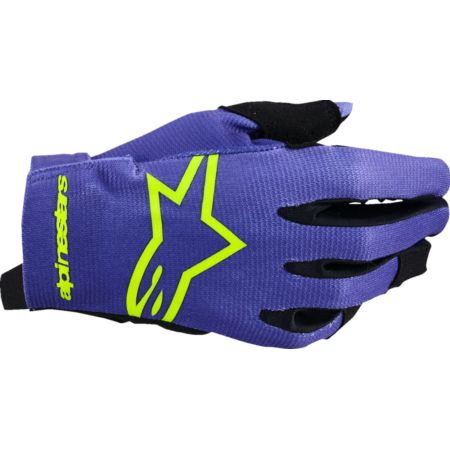 Rękawiczki ALPINESTARS YOUTH RADAR pur/ylw 2XS
