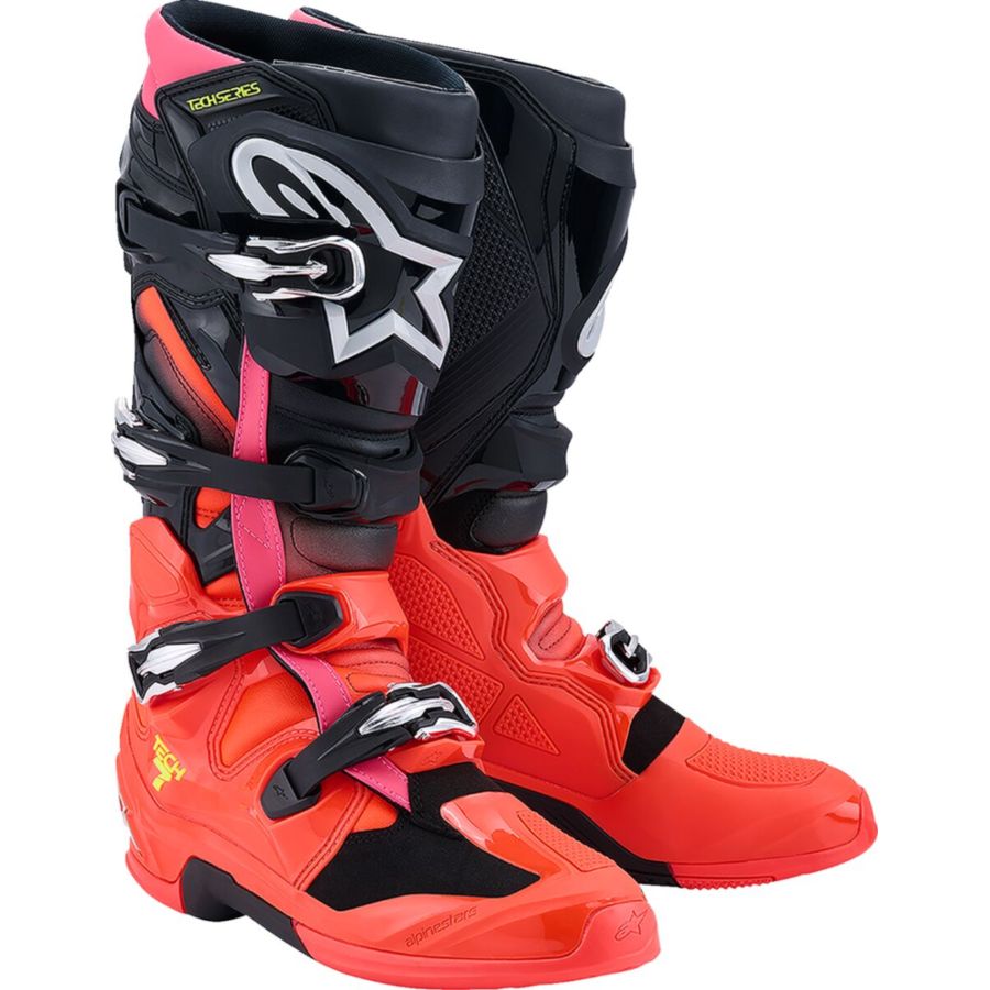 Buty ALPINESTARS TECH 7 bk/rd/pnk 44,5 (10)