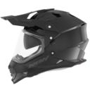 Kask NOX DUOSPORT SOLID czarny połysk L