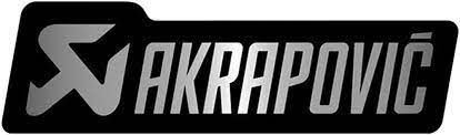 Naklejka AKRAPOVIC bk/sil logo 120 x 35 mm