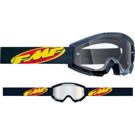 Gogle FMF youth powercore core black clear