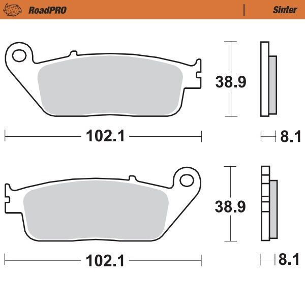 Klocki hamulcowe MOTO MASTER ROADPRO BUELL BLAST Klocki hamulcowe MOTO MASTER ROADPRO BUELL BLAST