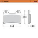 Klocki hamulcowe MOTO MASTER ROADPRO APRILIA RS250