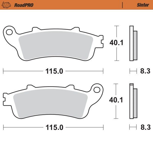 Klocki hamulcowe MOTO MASTER ROADPRO HONDA CBR1100