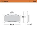 Klocki hamulcowe MOTO MASTER ROADPRO BMW G 310