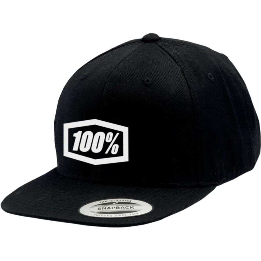 Czapka z daszkiem 100% CORPO black/white