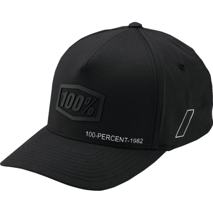 Czapka z daszkiem 100% SHADOW black L/XL