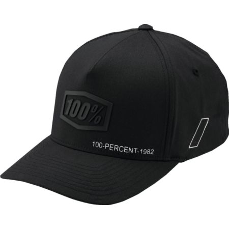 Czapka z daszkiem 100% SHADOW black L/XL