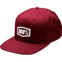 Czapka z daszkiem 100% ICON burgundy