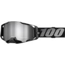 Gogle 100% ARMEGA black mirror silver