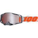 Gogle 100% ARMEGA HIPER silver mirror silver