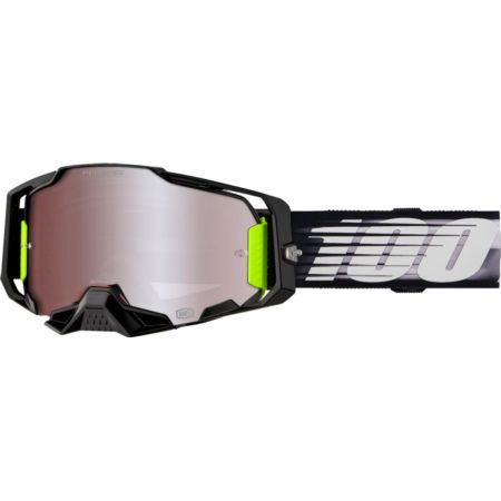 Gogle 100% ARMEGA HIPER silver mirror silver