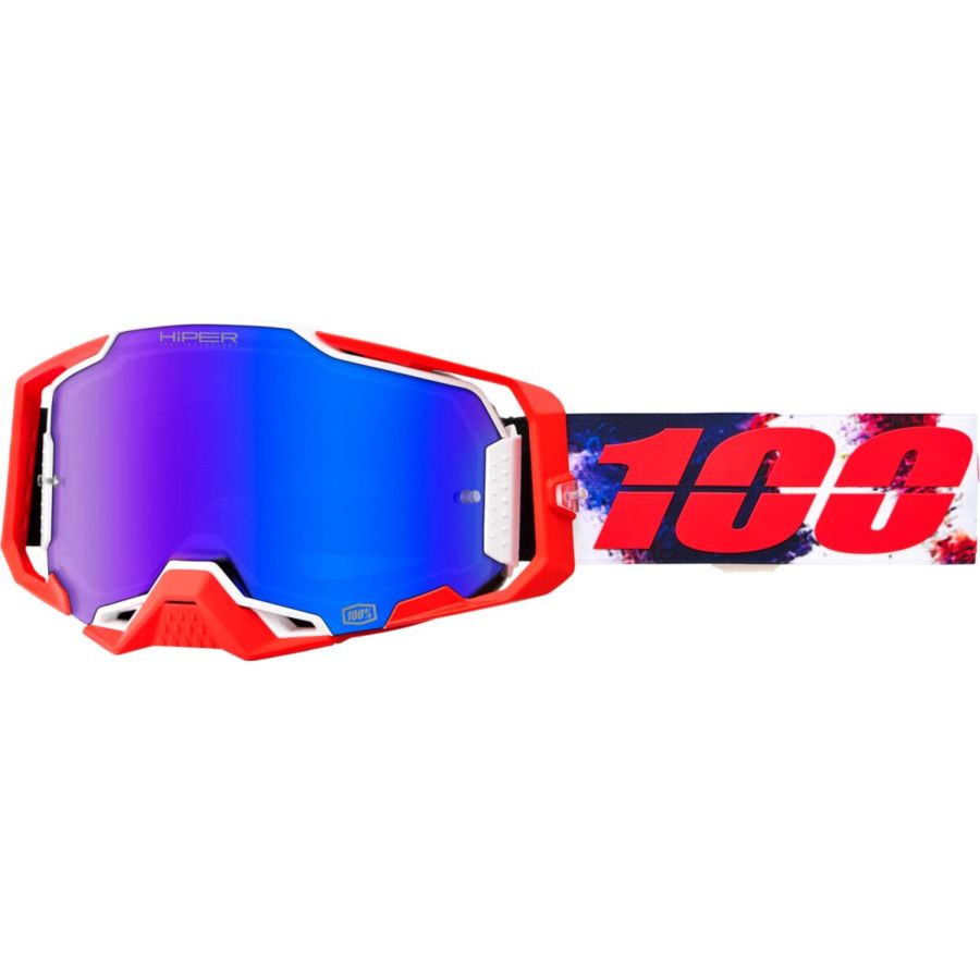Gogle 100% ARMEGA HIPER MORPHO mirror blue