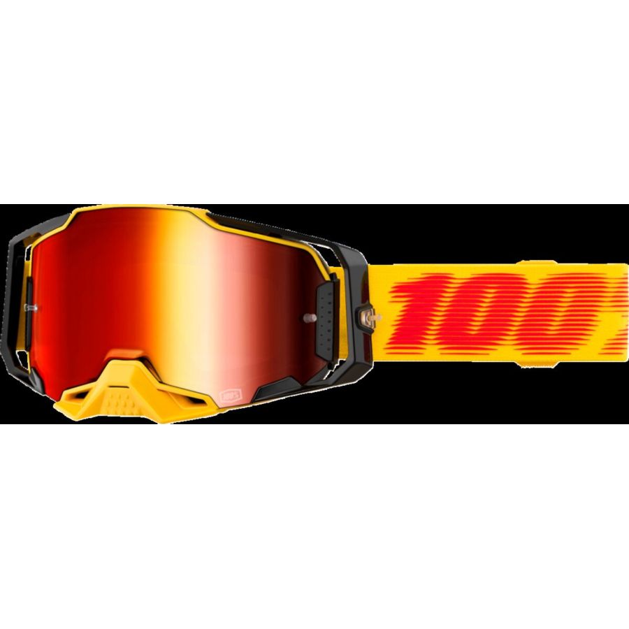 Gogle 100% ARMEGA TETSU mirror red