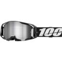Gogle 100% ARMATIC black mirror silver