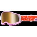 Gogle 100% ACCURI 2 HUNDREDS mirror gold