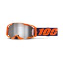 Gogle 100% ARMATIC fluo orange mirror silver