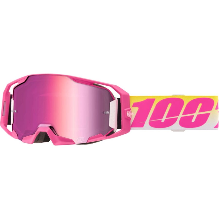 Gogle 100% ARMATIC SELLARS mirror pink