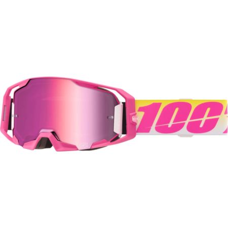 Gogle 100% ARMATIC SELLARS mirror pink