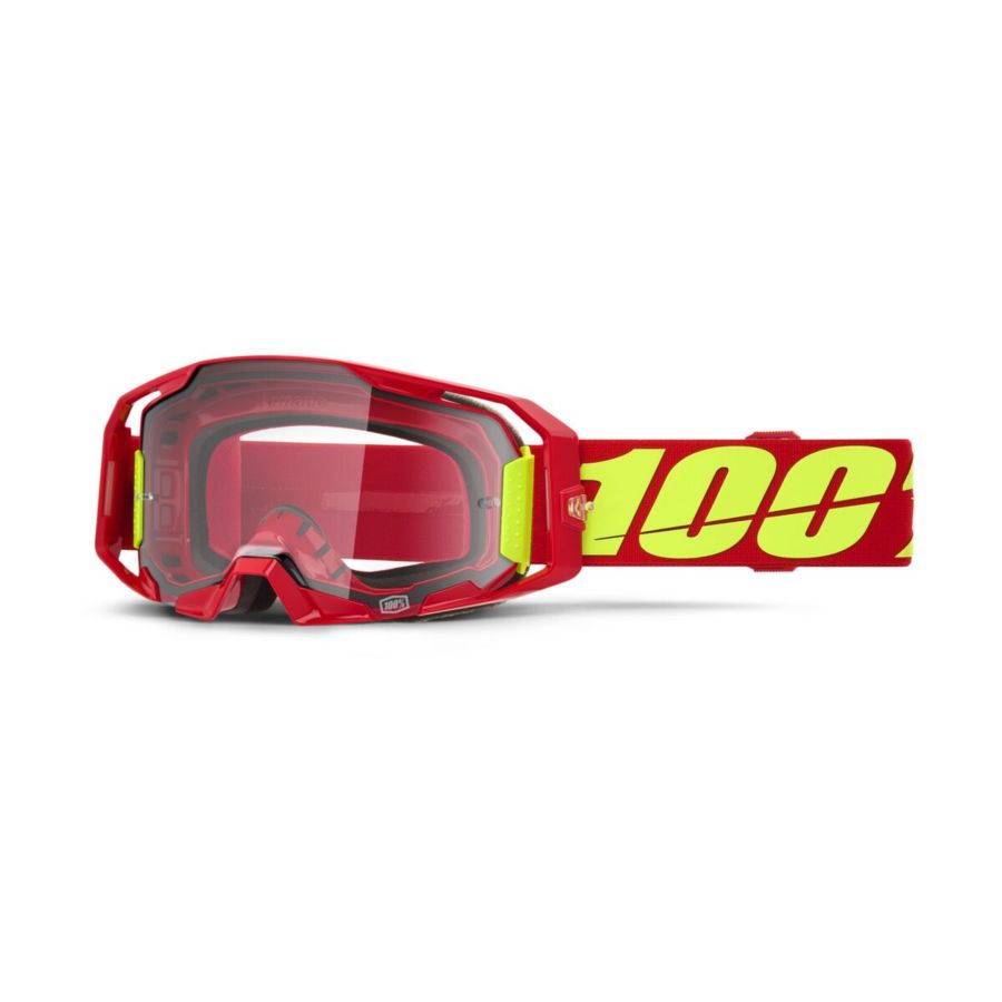 Gogle 100% ARMATIC red mirror clear