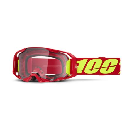 Gogle 100% ARMATIC red mirror clear